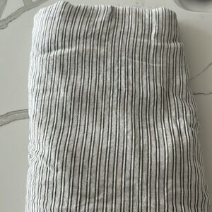 West Elm Queen Linen Duvet Cover